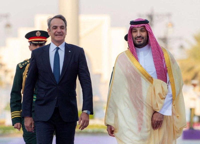 رئيس الوزراء اليوناني يبحث مع ولي العهد السعودي ينسقان جهود حماية أمن الطاقة