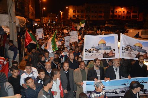 بيان صجفي حول المسيرة الحاشدة بالمغرب في ذكرى يوم الأرض