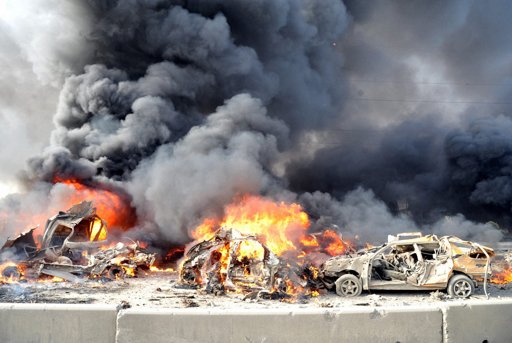 55 قتيلاً و372 جريحًا في انفجاري دمشق الخميس