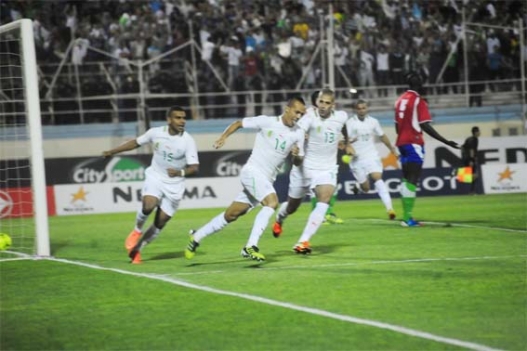 المنتخب الجزائري يفوز على غامبيا (4-1) ويتأهل للدور الأخير لتصفيات كاس أمم إفريقيا 2013