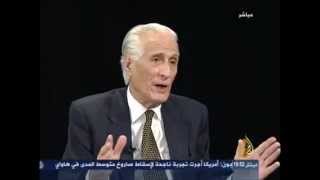 لقاء حوار مع أحمد طالب الإبراهيمي على قناة الجزيرة
