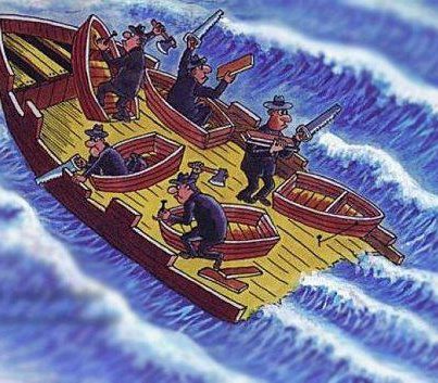 صورة وسؤال  هل يصور هدا الكاريكاتير لوضع مشابه يحدث في الجزائر ؟ماهو