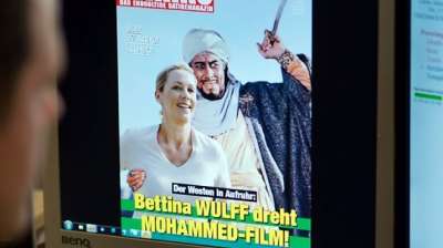 حروب صليبية على الاسلام تشن بإسم الحرية مجلة ألمانية تنشر رسوماً جديدة مسيئة للرسول
