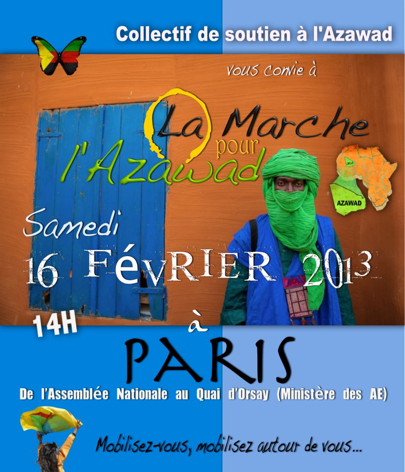 Appel à manifester le samedi 16 février 2013 à 14h, à Paris