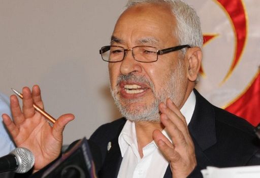 الغنوشي يتعرض للرشق بالحجارة في شمال غرب تونس