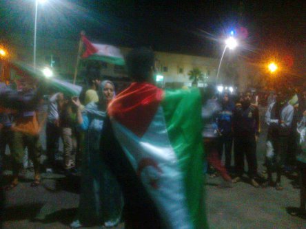 تظاهرة مؤيدة لاستقلال الصحراء في العيون