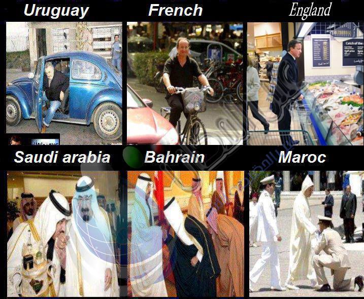 الفرق بيننا وبينهم اما نحن ففينا من يقبل يد هولاند الحاكم الفعلي للجزائر