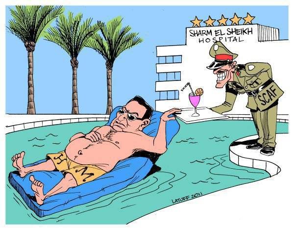إطلاق سراح مبارك وسجن مرسي