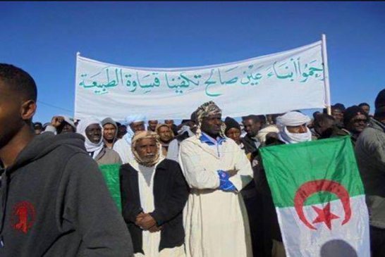 سكان عين صالح ينتفضون ضد الإستغلال الفاحش لثرواة الجنوب