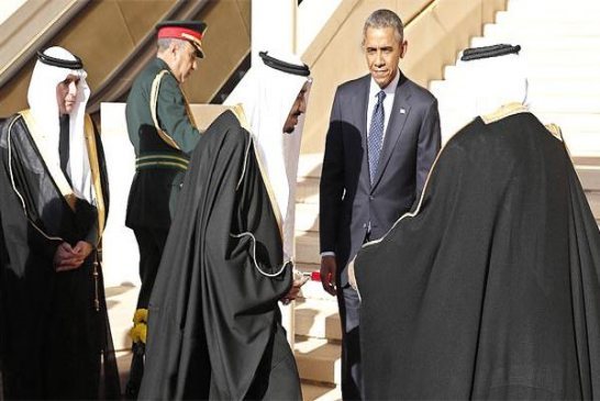 الملك سلمان بن عبد العزيز   يُوقف برتوكول استقبال “أوباما” لأداء صلاة العصر