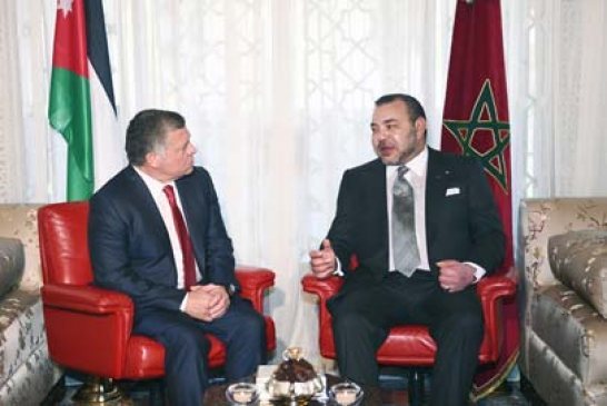 العاهلان المغربي والاردني يبحثان سبل مكافحة التطرف والارهاب