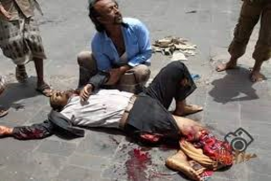 قوات صالح والحوثيين يرتكبون مجازر ابادة جماعية في تعز والسكان يناشدون العالم انقاذهم