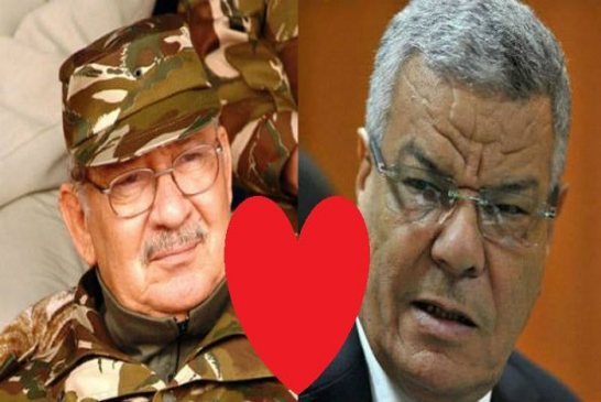 قايد صالح بلاتر الجزائر يخرق الدستور و يهنئ سعيدان بمناسبة إبقائه كأمين عام للأفلان