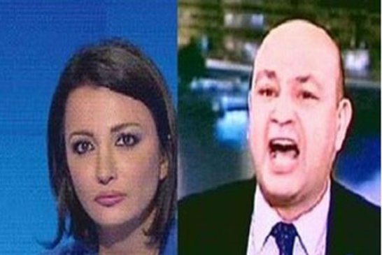 مذيعة الجزيرة تهاجم عمرو أديب وتصفه بالمهرج الأقرع