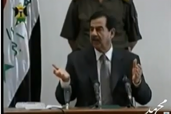 شاهد وصية الزعيم الراحل صدام حسين للوفد الجزائري حول الطائفية