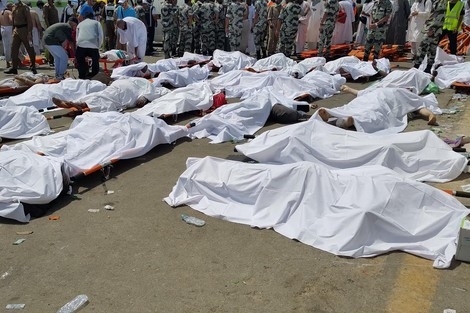 عدد ضحايا حادث التدافع في منى يرتفع لـ717 وفاة و850  مصاب