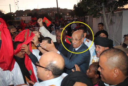 أكثر من عشرين الف من الصحراويين يتزعمهم خلي هنا ولد الرشيد يطالبون برحيل المينورسو