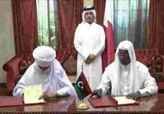 اتفاق لوقف إطلاق النار بين قبائل “التبو” و”الطوارق” الليبية برعاية قطر