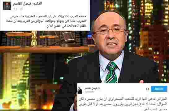 فيصل القاسم: يجب على جنرالات الجزائر تقرير مصير الجزائريين قبل تقرير مصير الآخرين
