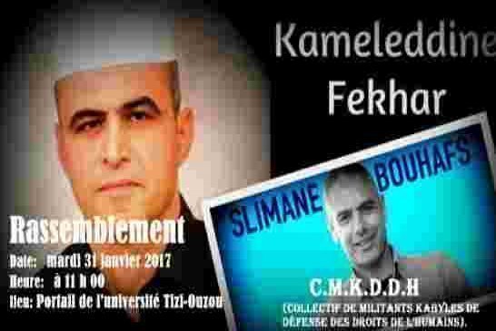 appel d’urgence Pour sauver Kamel Eddine Fekhar, Slimane Bouhafs, les détenus d’opinion mozabites