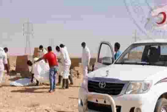 الهلال الأحمر الليبي ينتشل 13 جثة من قتلى الاشتباكات قرب رأس لانوف