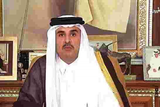 في أول خطاب له منذ فرض الحصار أمير قطر يأكد أن الحياة تمضي بشكل طبيعي  رغم “الحصار