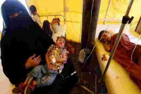 حرب الكوليرا بات سلاح سعودي أميركي لفتك باليمنيين