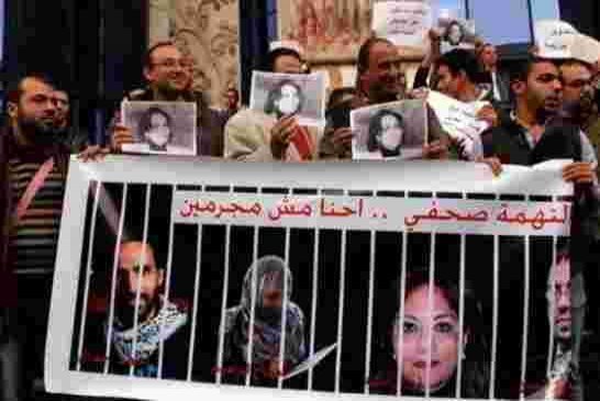 مصر تتربع على عرش الدولة الأكثر سجناً للصحافيين في العالم