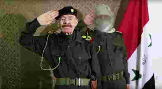 عزت إبراهيم الدوري يعلِن حرب التحرير الشعبيّة في ذِكرى تأسيس حزب البعث و الغَزو الأمريكي للعِراق