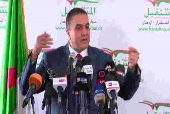 عبد العزيز بلعيد : هدف جبهة المستقبل “إيجاد السبل الكفيلة بتوحيد صفوف كل الجزائريين”
