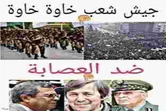 الشعب يريد من قايد صالح محاسبة حقيقية للعصابة التي ينتمي إليها وليست افلام هندية