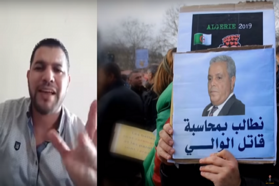 امير : أتحداك يا قايد ان تقبل بهذه اللافتة بدل الراية الامازيغية