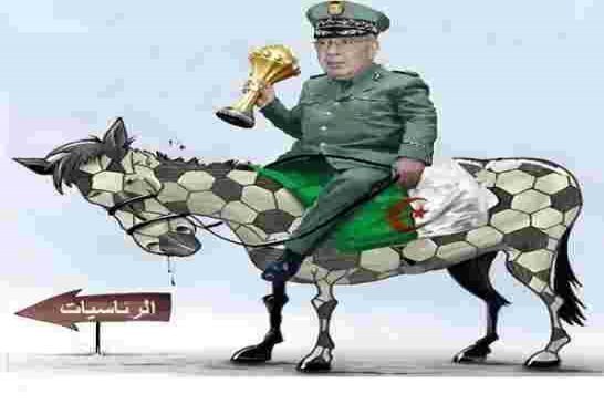 قايد رابعة اعدادي رئيس العصابة يراهن على فوز منتخب الوطني لتهدئة الحراك الشعبي