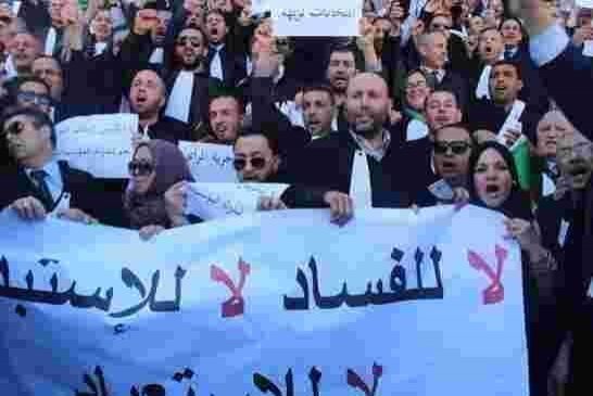 المحامون يقررون العودة للاحتجاج مطالبين بحریة التعبیر والتظاھر السلمي بالجزائر