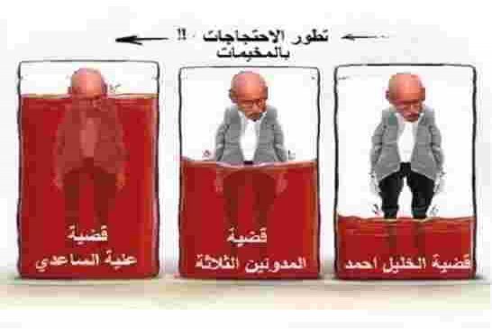 مخيمات تندوف تغلي بمظاهرات تطالب بإطلاق سراح المعتقلين