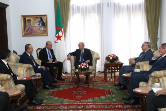 عبد المجيد تبون يستقبل وزير الخارجية التركي مولود جاويش أوغلو