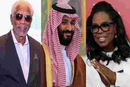 مشاهير التقوا بن سلمان يتفقدون هواتفهم بعد قرصنة هاتف “بيزوس”