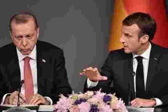 ماكرون يقصف أردوغان و يتهمه بعدم الوفاء بالوعود التي قطعها في مؤتمر برلين بشأن ليبيا