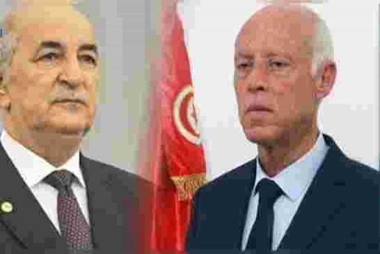وصول الرئيس التونسي قيس سعيد الى الجزائر