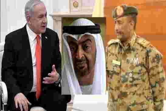 مسؤول عسكري سوداني يفضخ دور الأمارات المحوري في اللقاء بين “البرهان ونتنياهو”