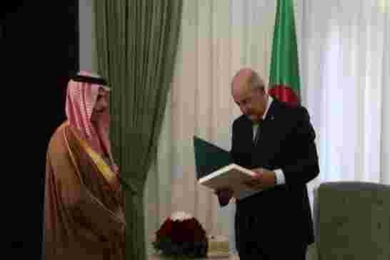 عمي تبون يستقبل وزير الخارجية السعودي