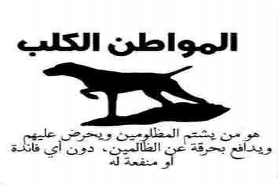 الى بعض المعلقين المبردعين من أصحاب الكاشير قف ولا تكن مواطن كلب لنظام جنرالات الكوكايين