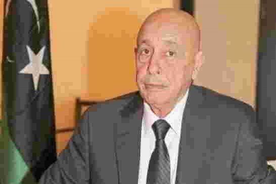 عقيلة صالح: يطلب بإسم الشعب من مصر التدخّل بقوّات عسكريّة في ليبيا