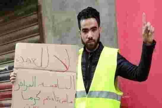18 شهرا نافذة على ابراهيم لعلامي أحد رموز الحراك الشعبي المعارض لنظام عصابة الجنرالات