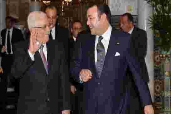 ملك المغرب محمد السادس في رسالة يؤكد لمحمود عباس إلتزام المملكة الداعم للقضية الفلسطينية