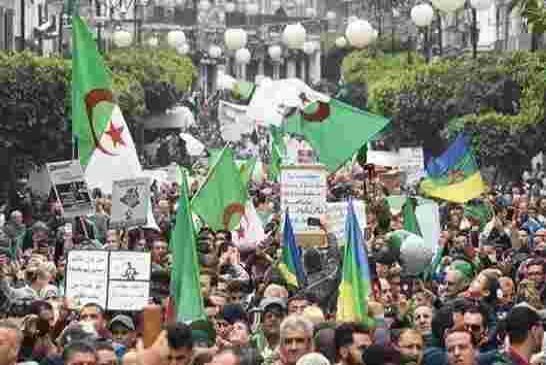 في الجمعة الاولى من الحراك الشعبي لسنة 2021 تسونامي الشعب يؤكد على إجتتات عصابة الجنرالات