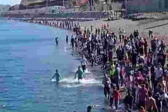نزوح جماعي من مدن شمال المغرب الى سبتة المحتلة