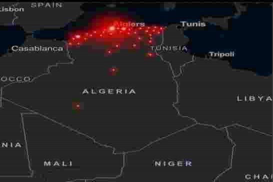 حصيلة إصابات كورونا في الجزائر تسجيل 385 إصابة و 7 وفيات