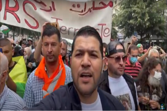 هتافات مخابرات الجزائر إرهابية تدوي في شوارع باريس