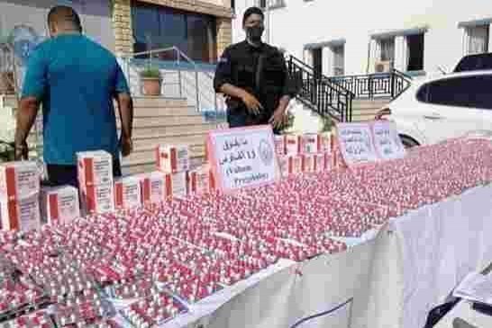 حجز 13 ألف قرص مهلوس بوهران صنع جزائري 100 %